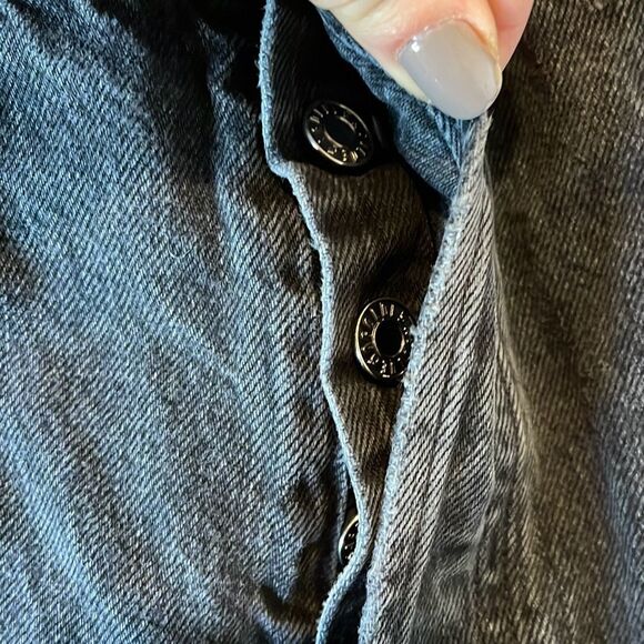 AGolde tapered leg high rise black jeans size 29 - Picture 8 of 13